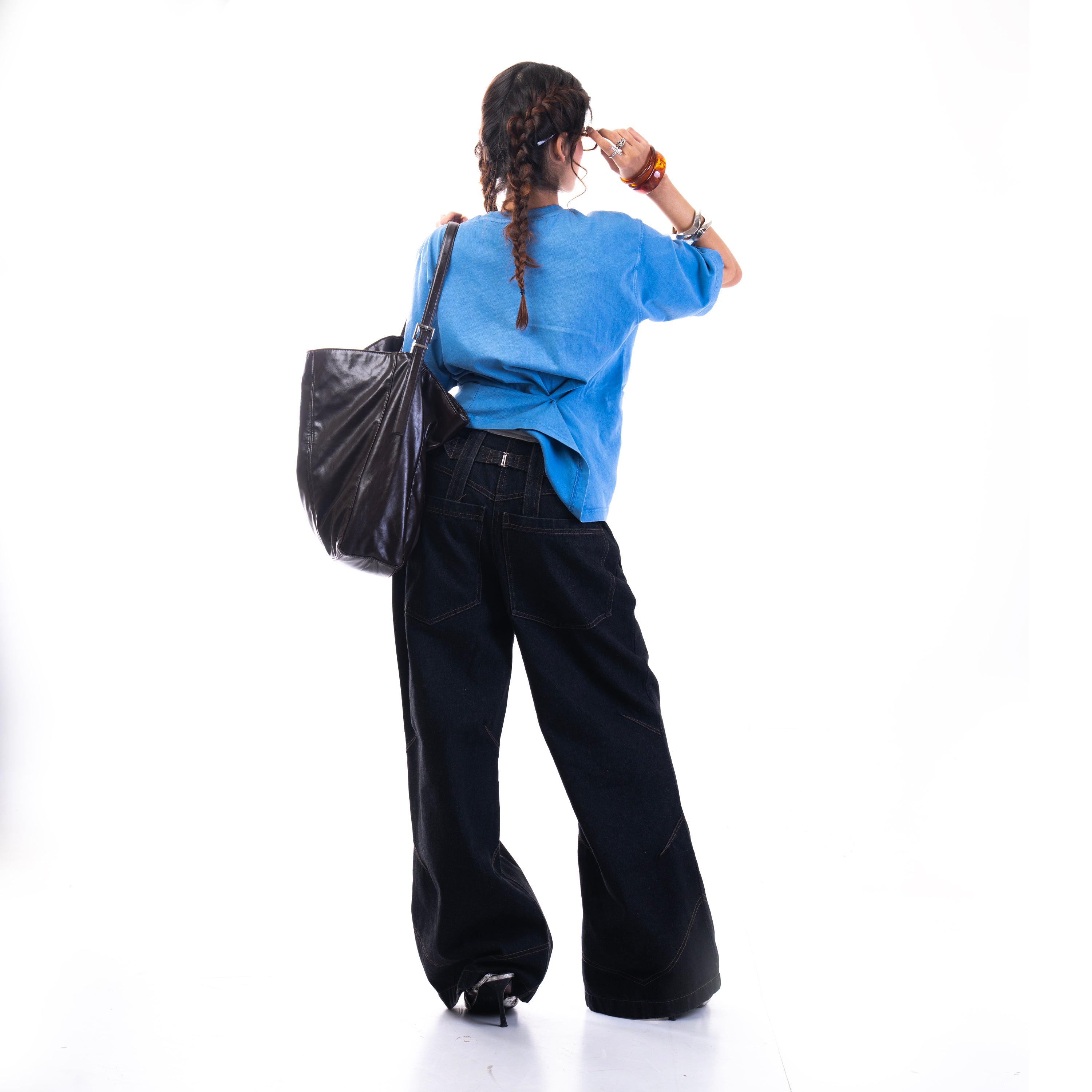 Washed Blue Basic Tee