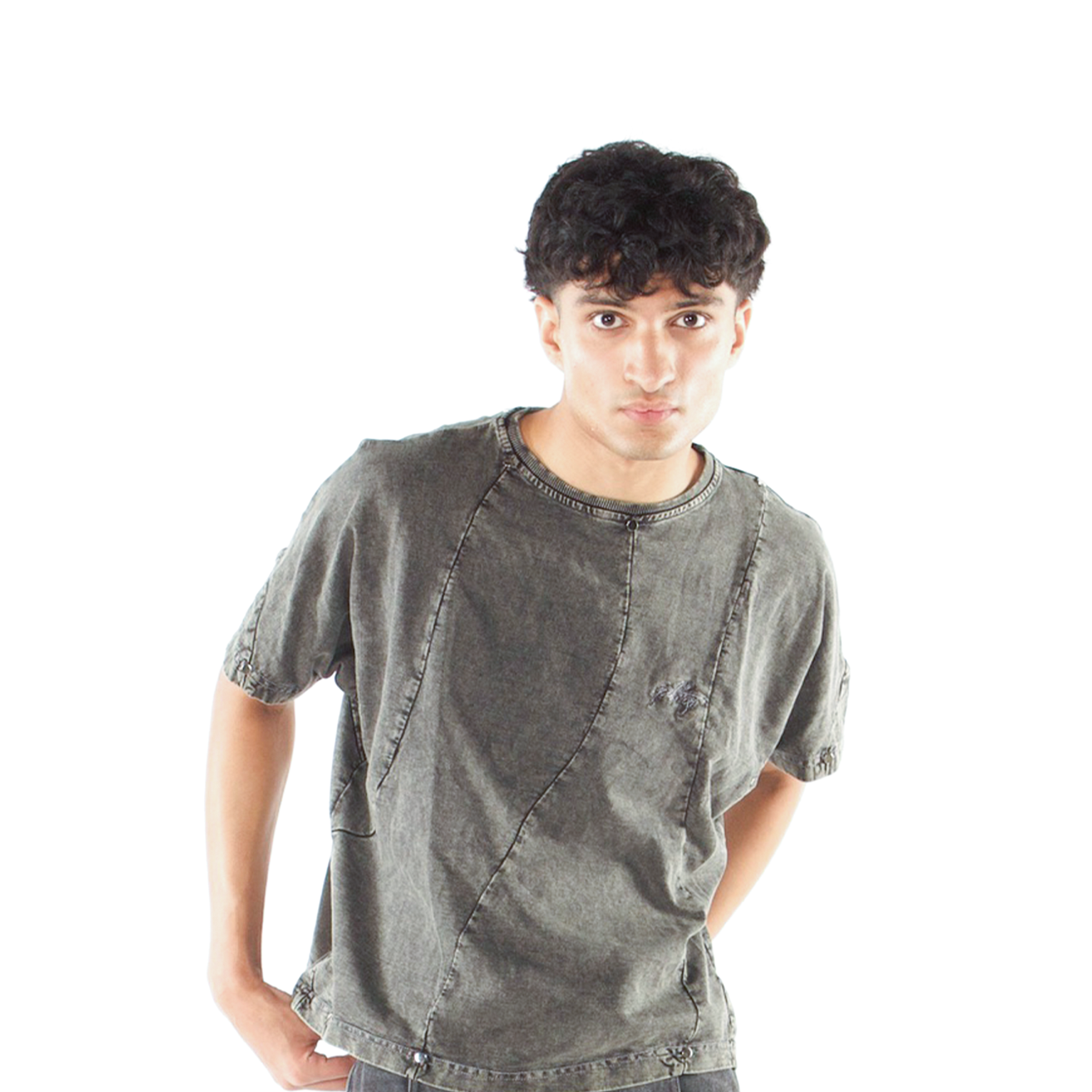 Panelled Tee - alternate view