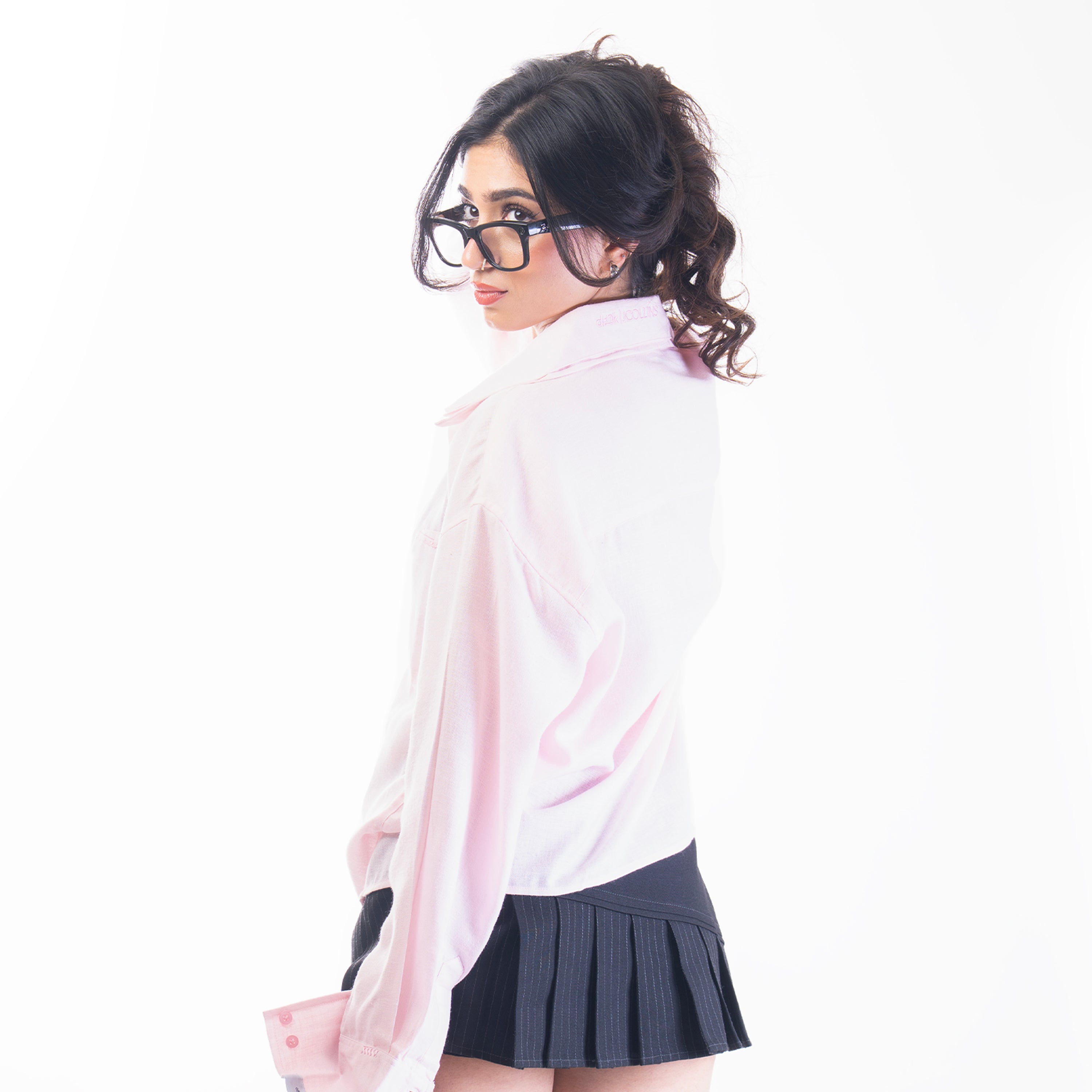 Pink Linen Shirt