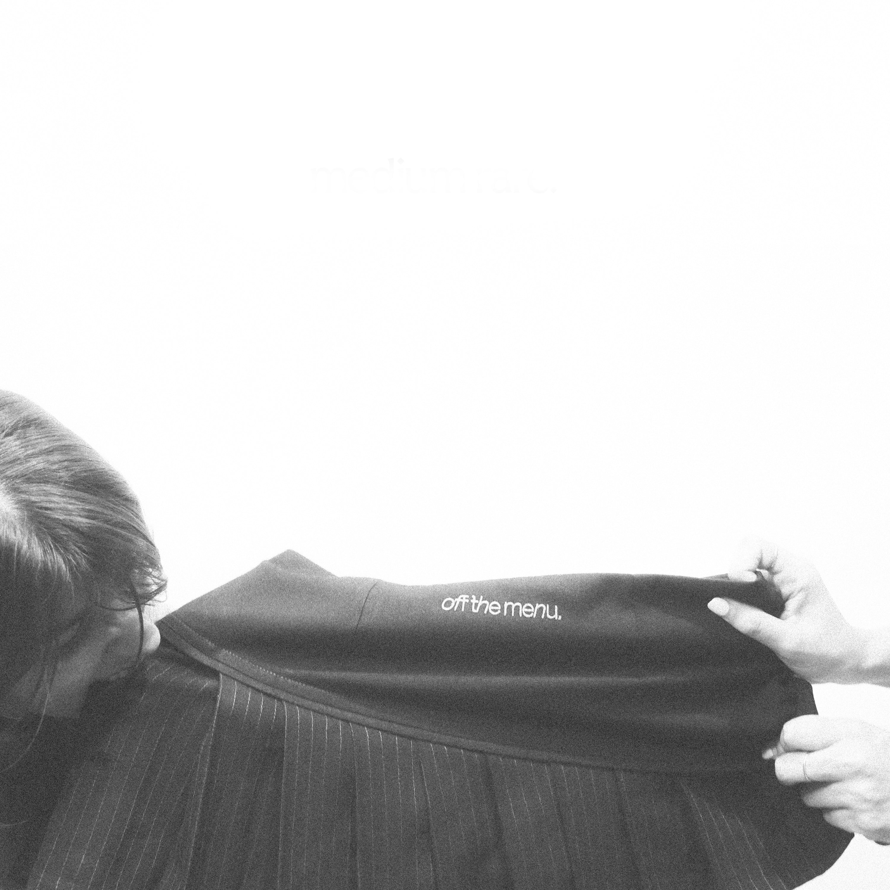 Pleated Asymmetrical Skirt