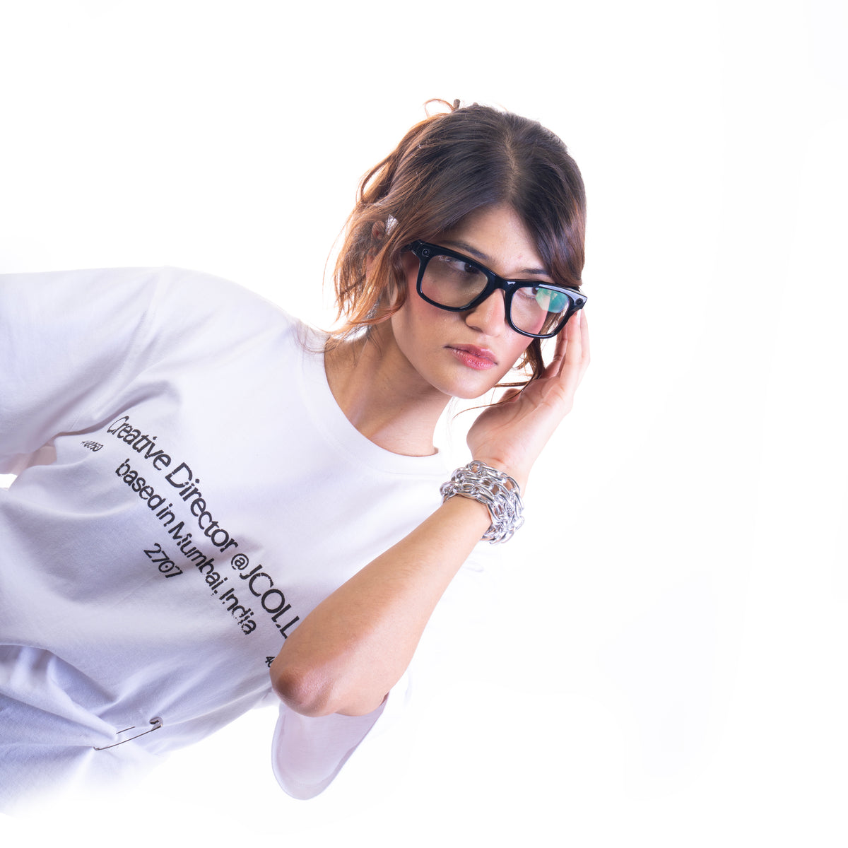 White Basic Tee