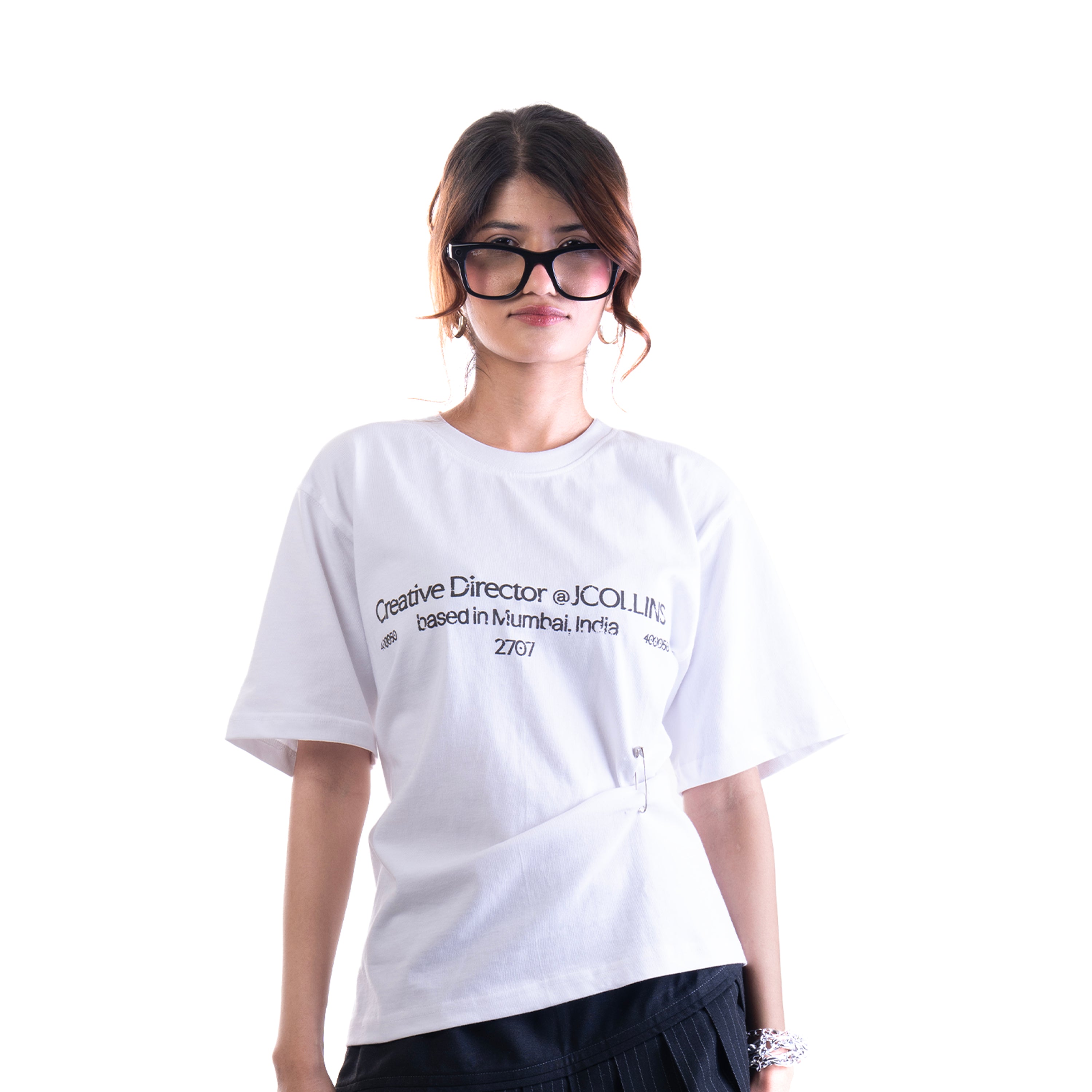 White Basic Tee