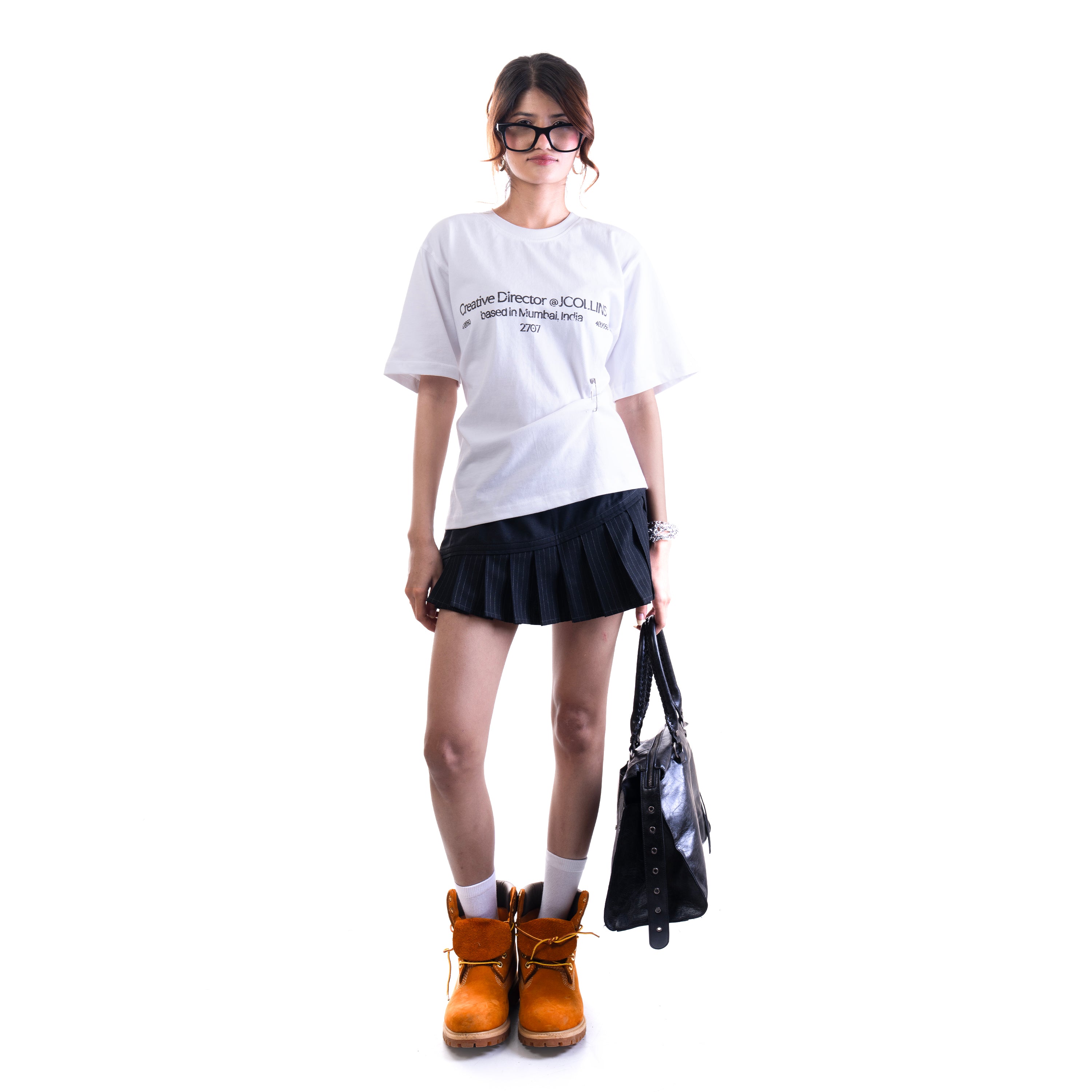 White Basic Tee